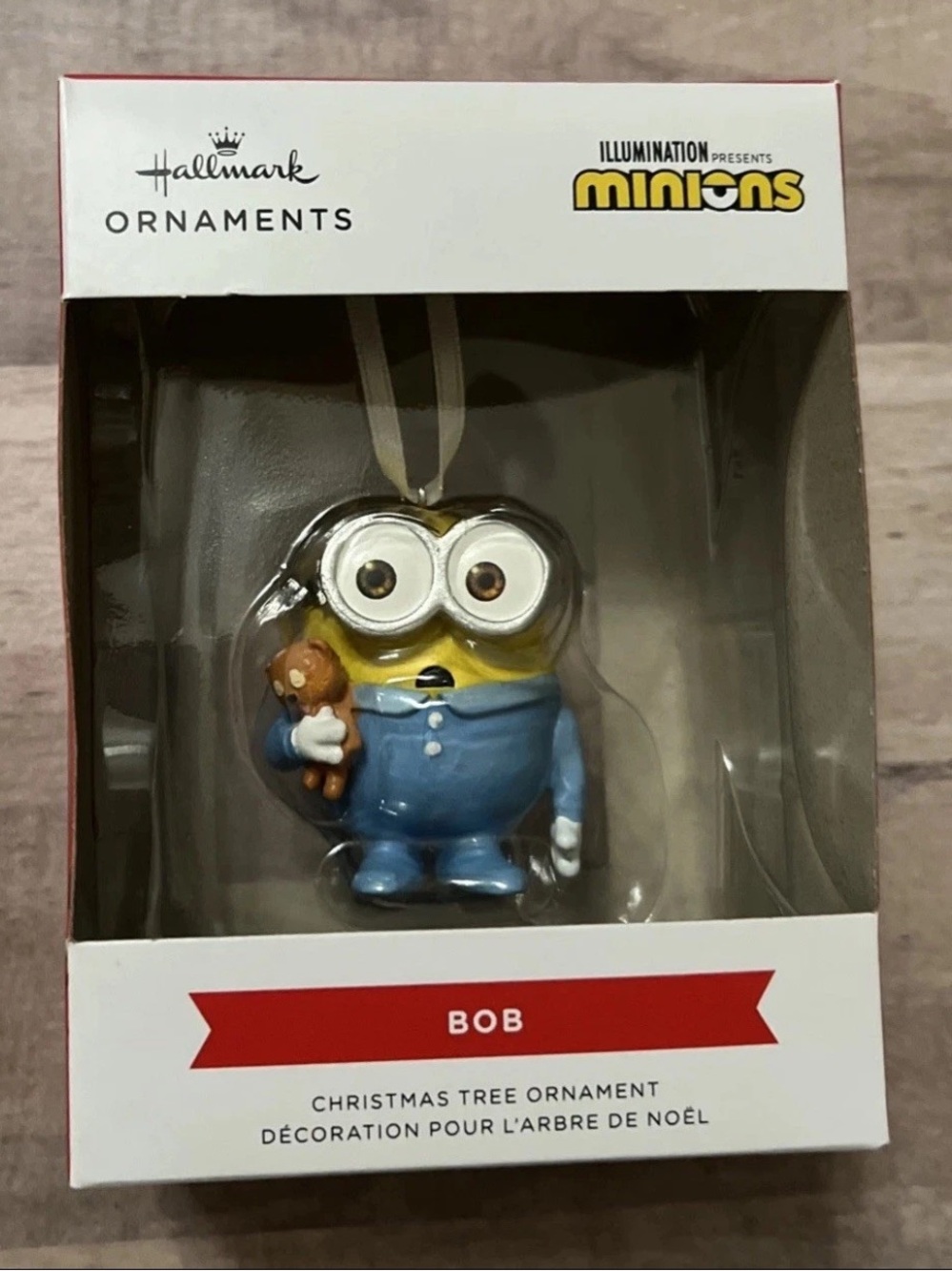 Hallmark Christmas Ornament, Minions Bob the Minion in Pajamas